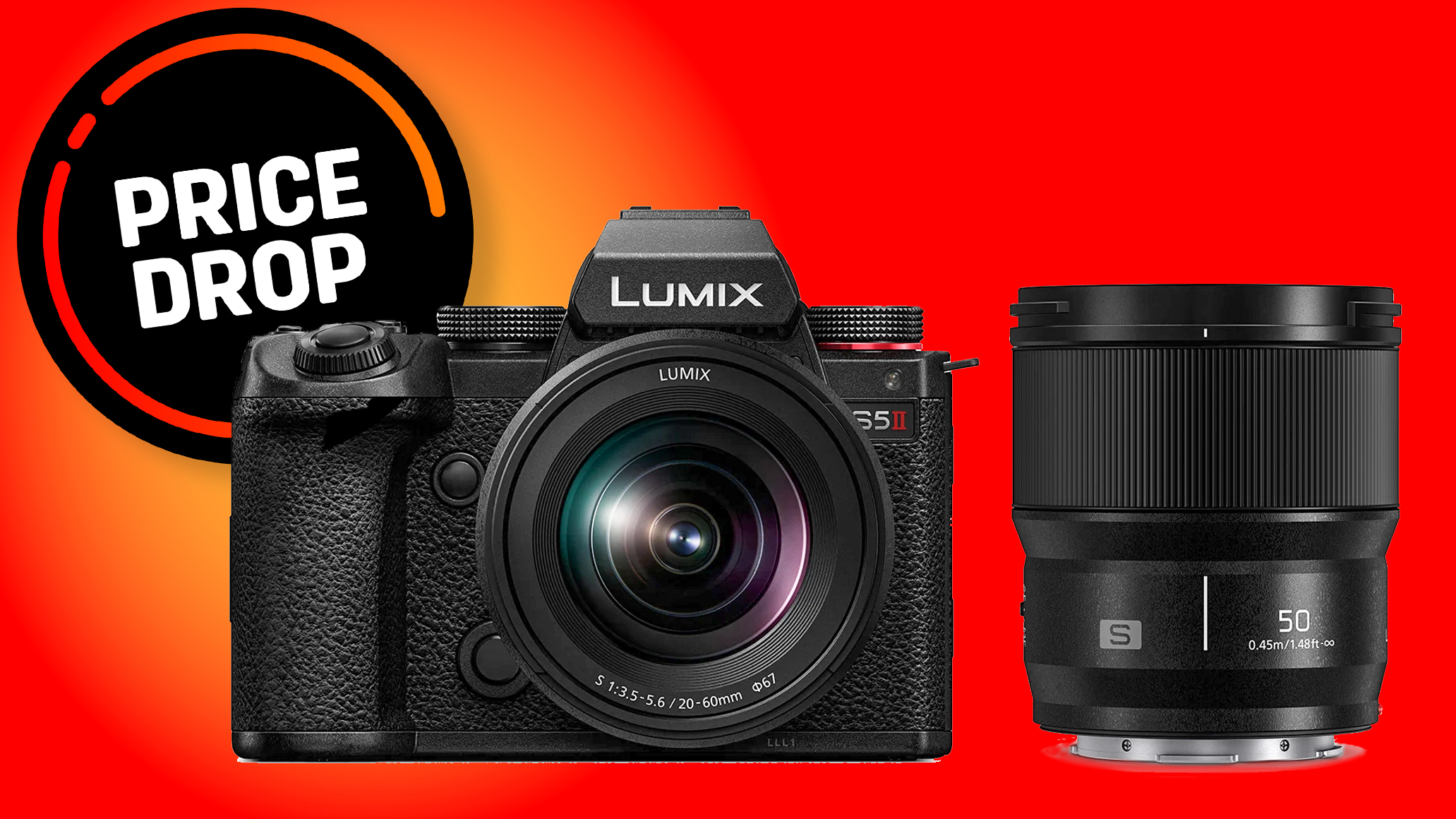 Best price ever! Panasonic S5 II with TWO lenses for just £1,629!!