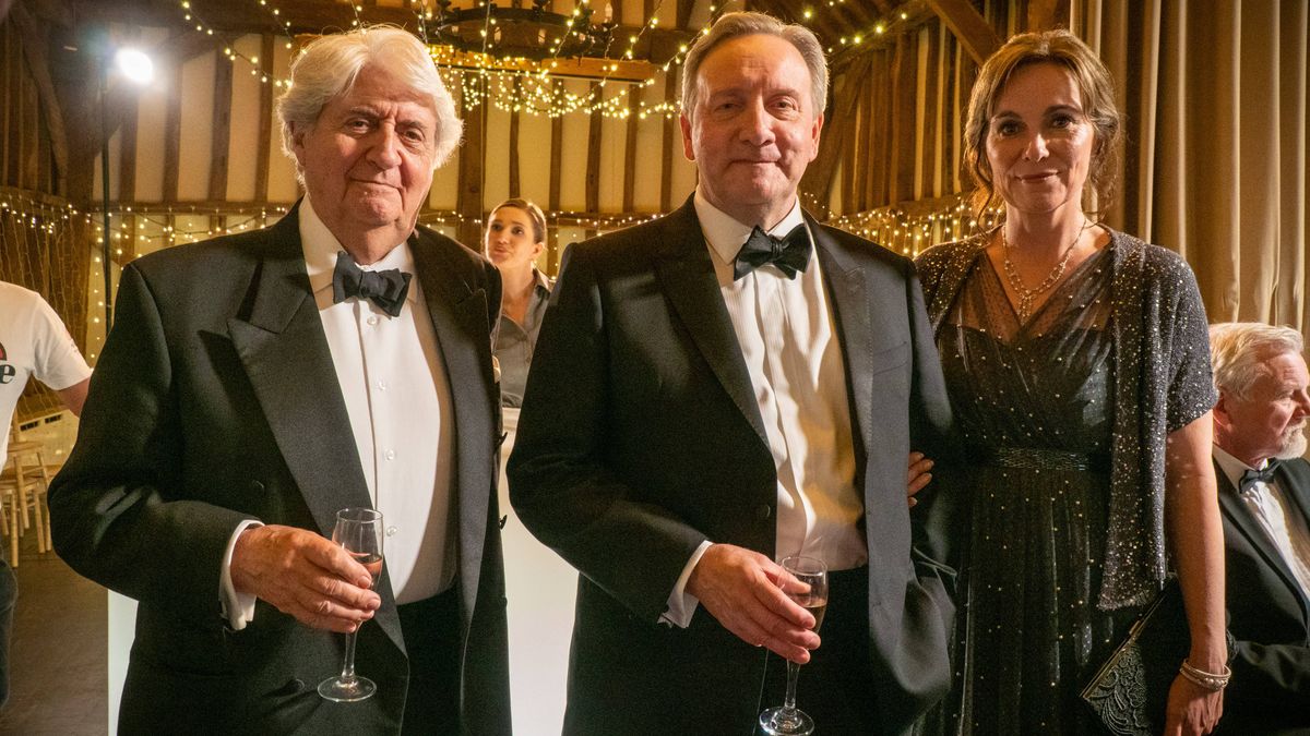 Midsomer Murders 2024: A Debt of Lies Barnaby with wife Sarah and old boss Sebastian 