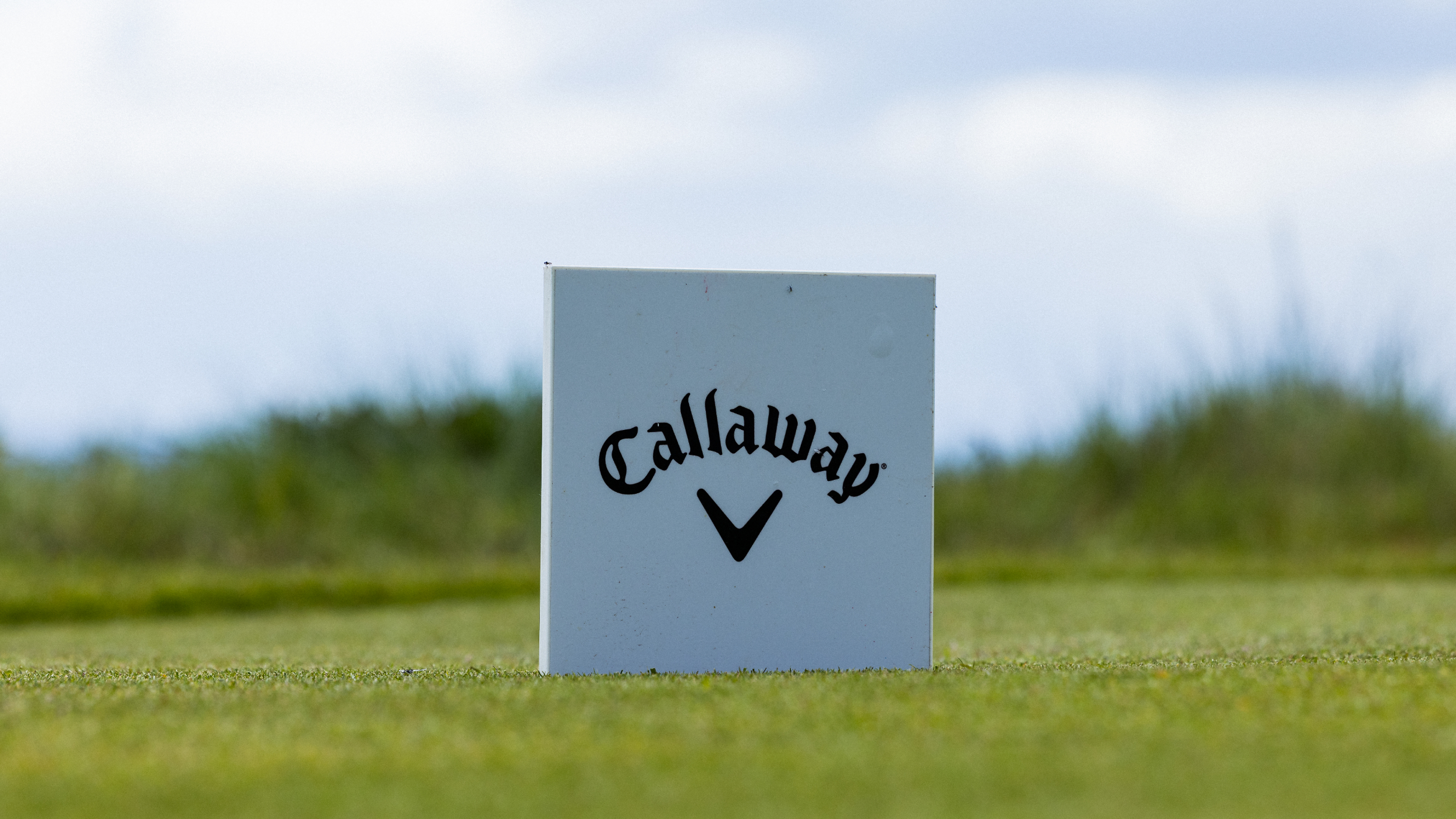 A Callaway tee marker