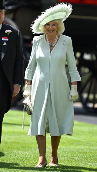 Queen Camilla attends day three of Royal Ascot