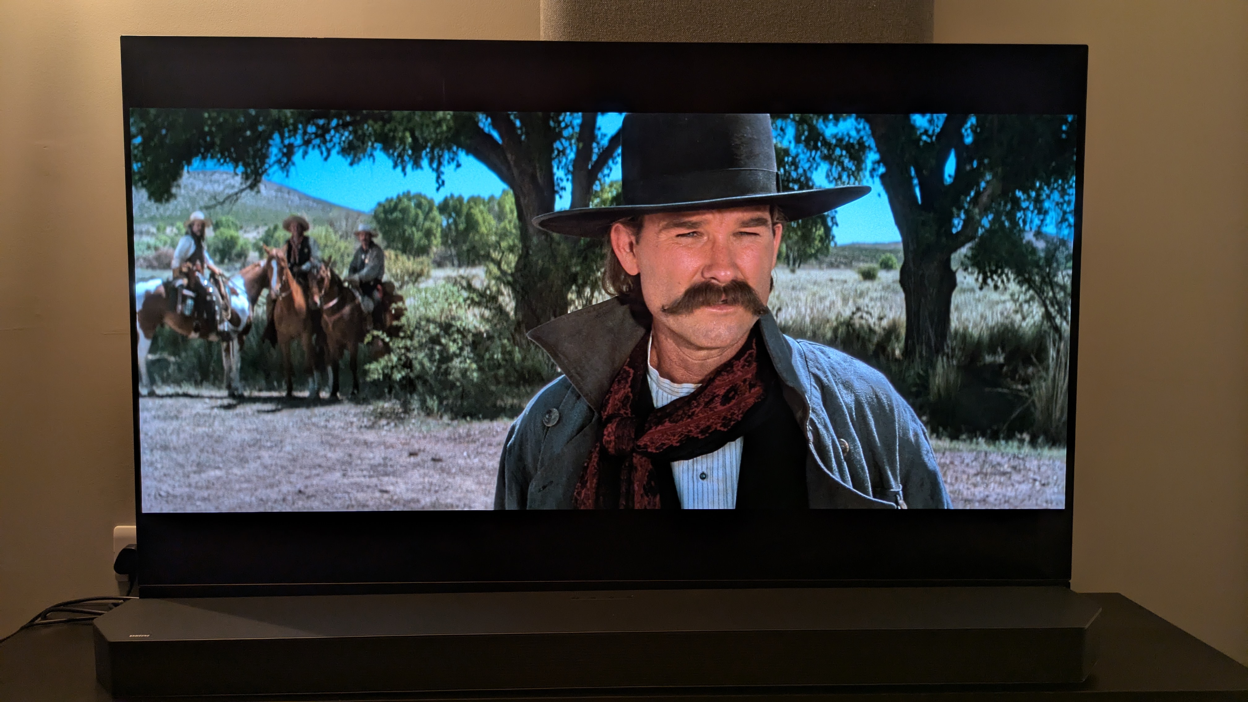 Tombstone 4K Blu-ray with Kurt Russell on Panasonic MZ1500 OLED TV