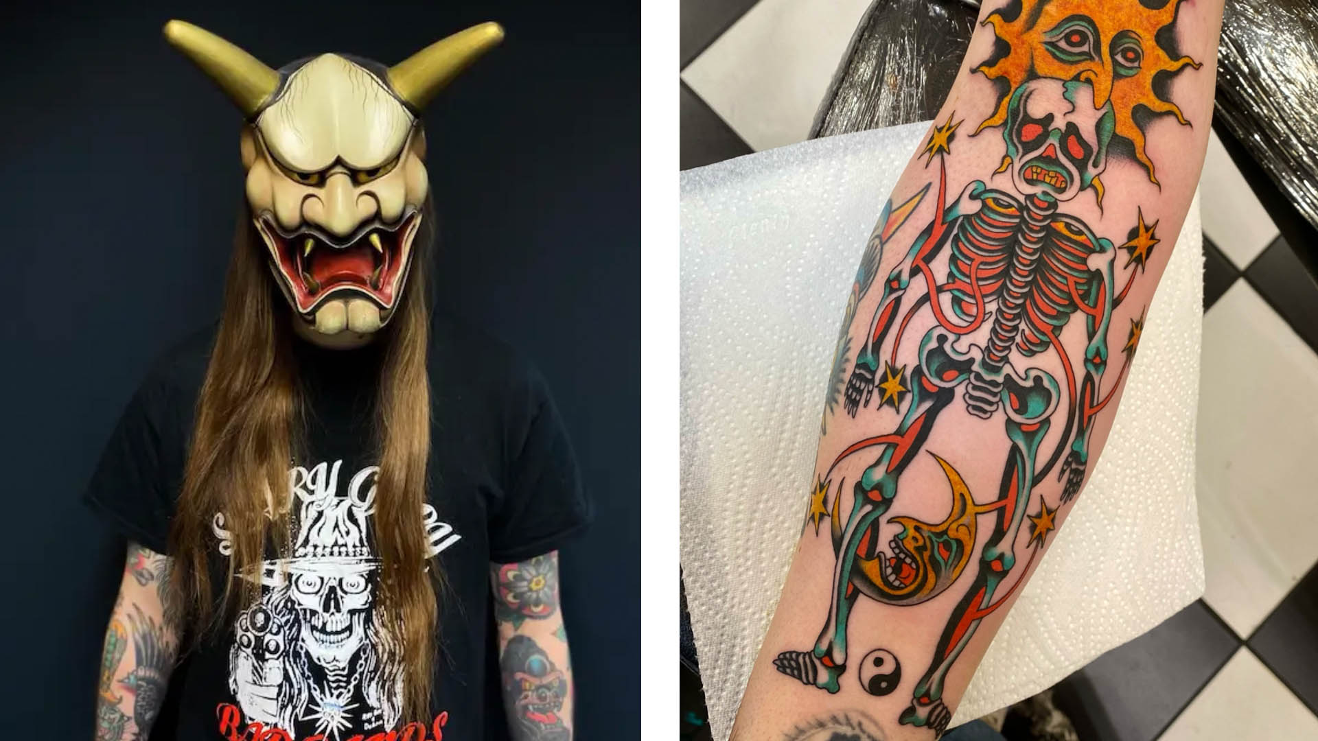 A photo of an arm tattoo.