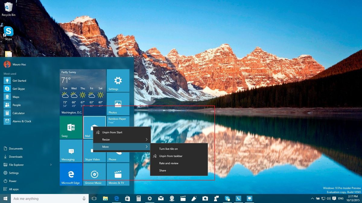 Windows 10 build версии