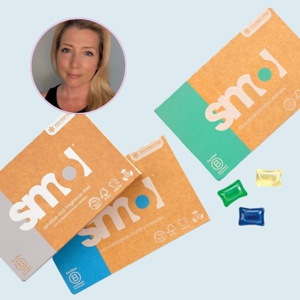 Smol Laundry Capsules, a Reader Approved Awards cleaning category winner, cleaning the floor in a tester&rsquo;s home.