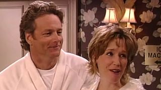 Alan and Amy Matthews at a hotel in Boy Meets World