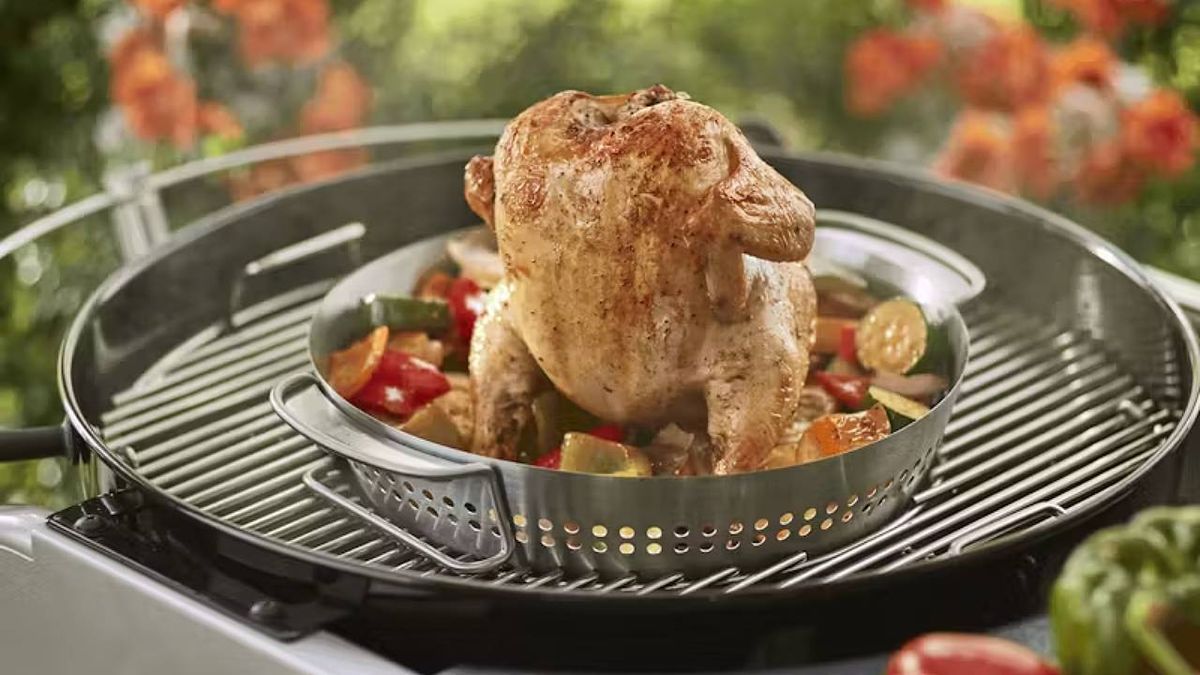 With this Weber grill accessory I ate the best chicken in a long time