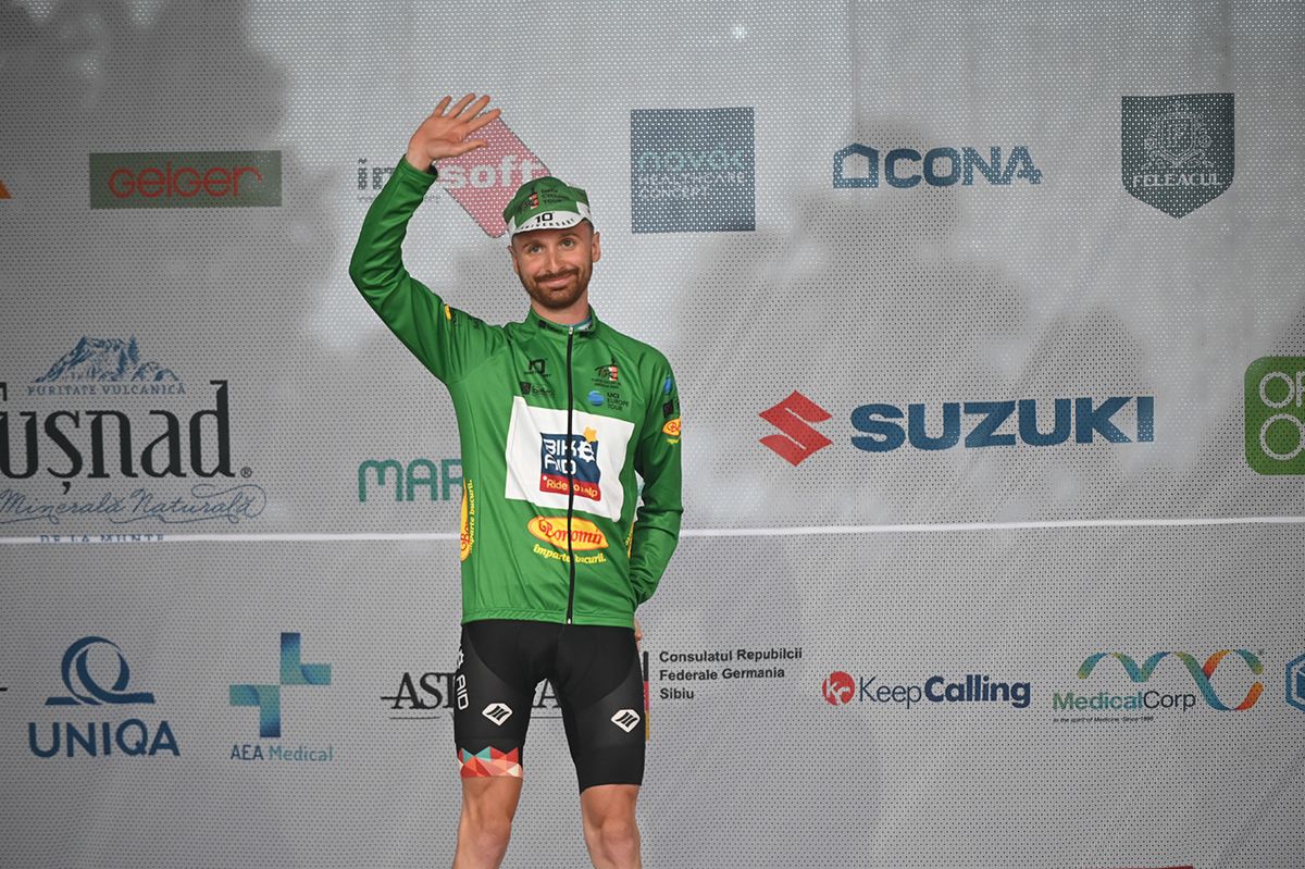 Nikodemus Holler (Ger) Bike Aid also leads the points classification