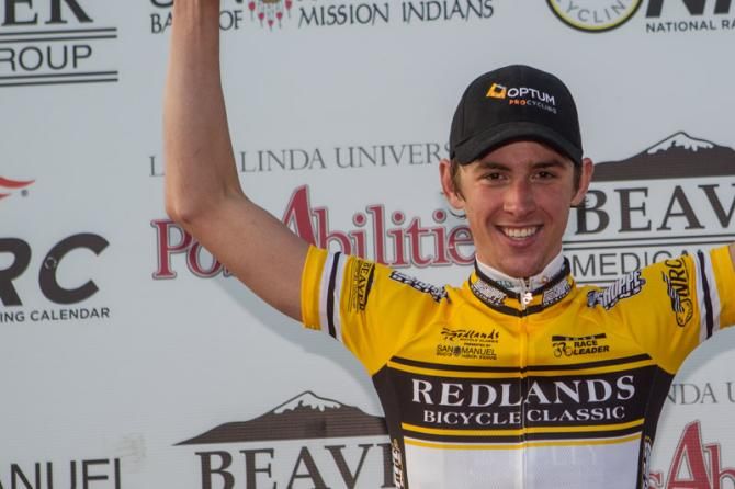 Chad Haga (Optum) heads into the final stage in yellow.