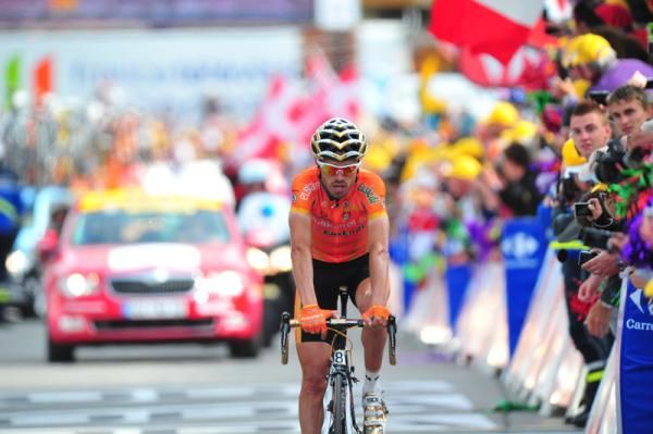 Samuel Sanchez (Euskatel) takes second behind Rolland