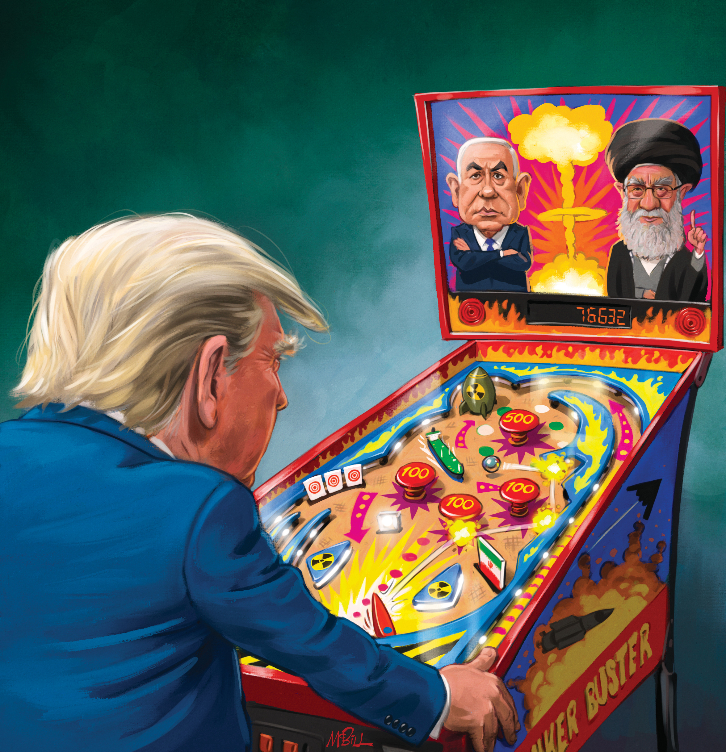 Trump Netanyahu Ali Khamenei