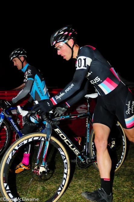 Jeremy Powers (Rapha Focus) was lockstep with Ben Berden tonight