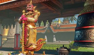 The Thailand Temple level from Street Fighter 5