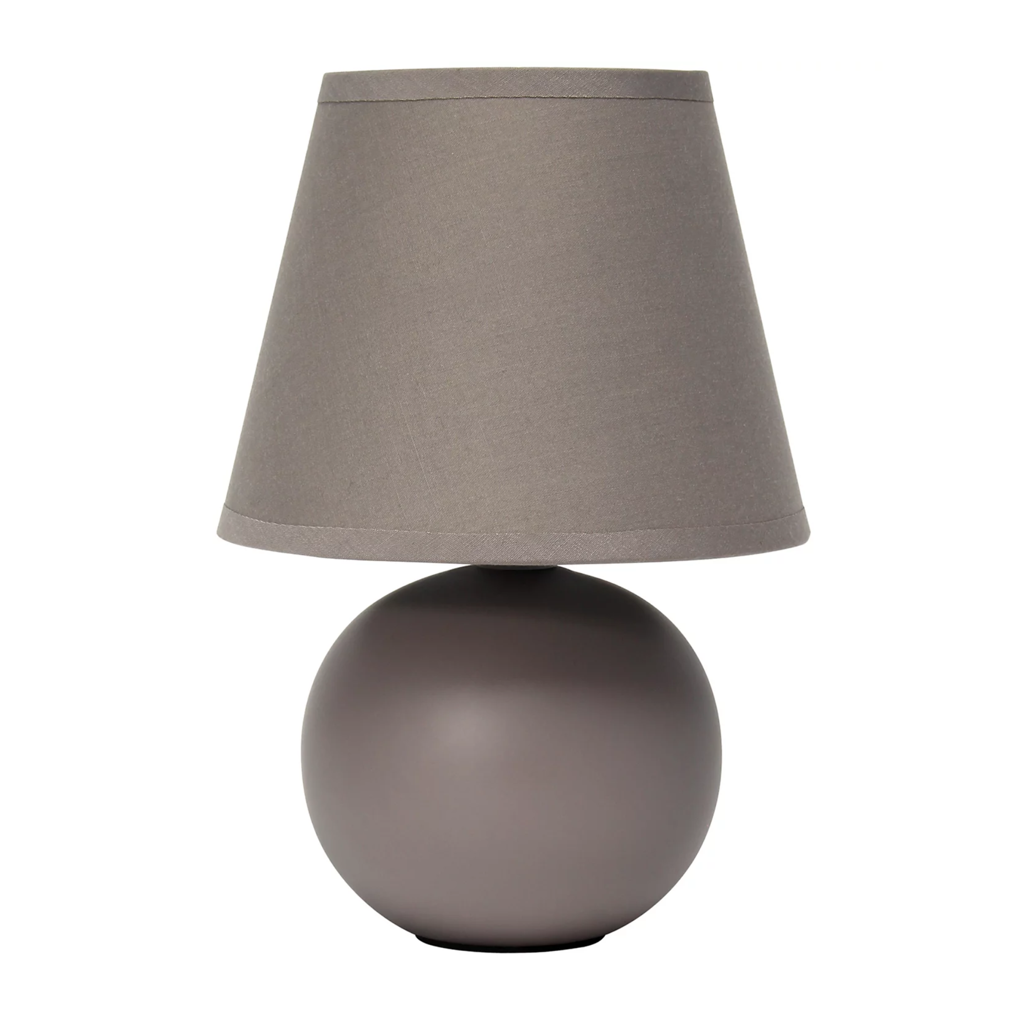 a small lamp in gray