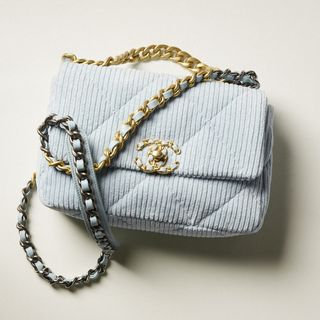 Chanel 19 Handbag Corduroy 