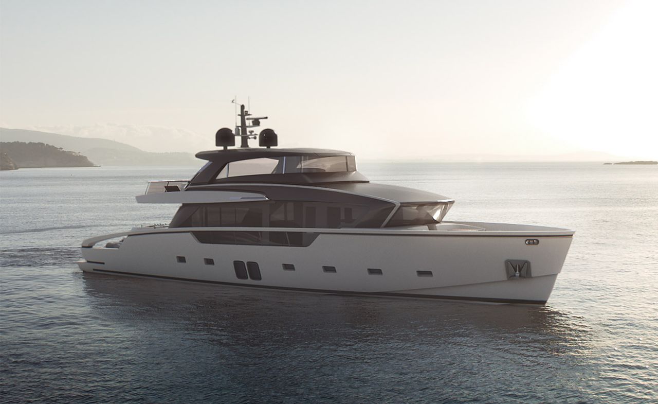 Sanlorenzo’s SX88 is a ‘crossover’ motoryacht. 