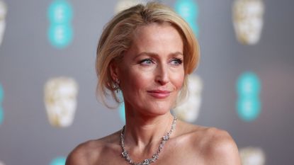 Gillian Anderson at an awards evening