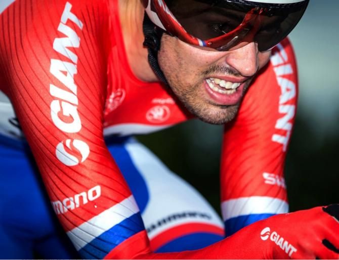 Tom Domoulin (Giant-Shimano) on his way to the win