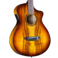 Breedlove Pursuit Exotic S ConcertinaMyrtlewood top | Myrtlewood back & sides | Mahogany neck | Ovangkol fingerboard | Fishman Presys I electronics