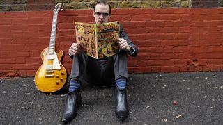 Guitarist Joe Bonamassa of English-American hard rock band Black Country Communion. During a portrait shoot at the O2 Empire, December 30, 2010, Shepherds Bush.