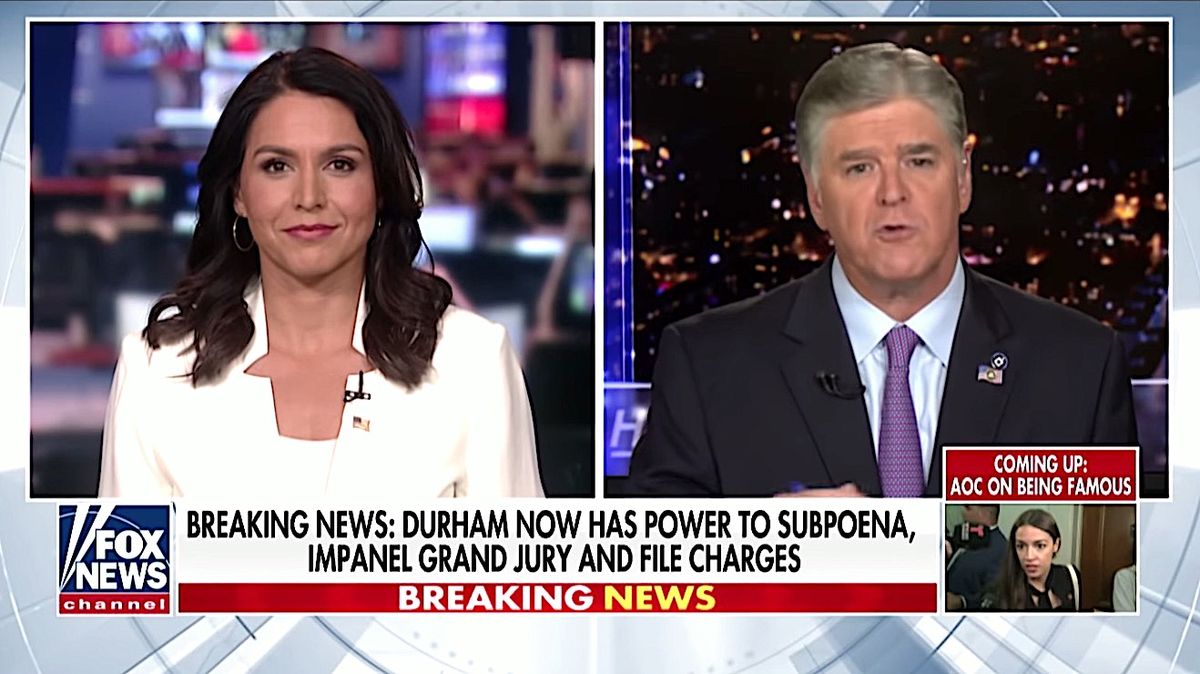 Tulsi Gabbard Goes On Hannity Calls The Impeachment Inquiry Secretive Says Shes Not Seeking 