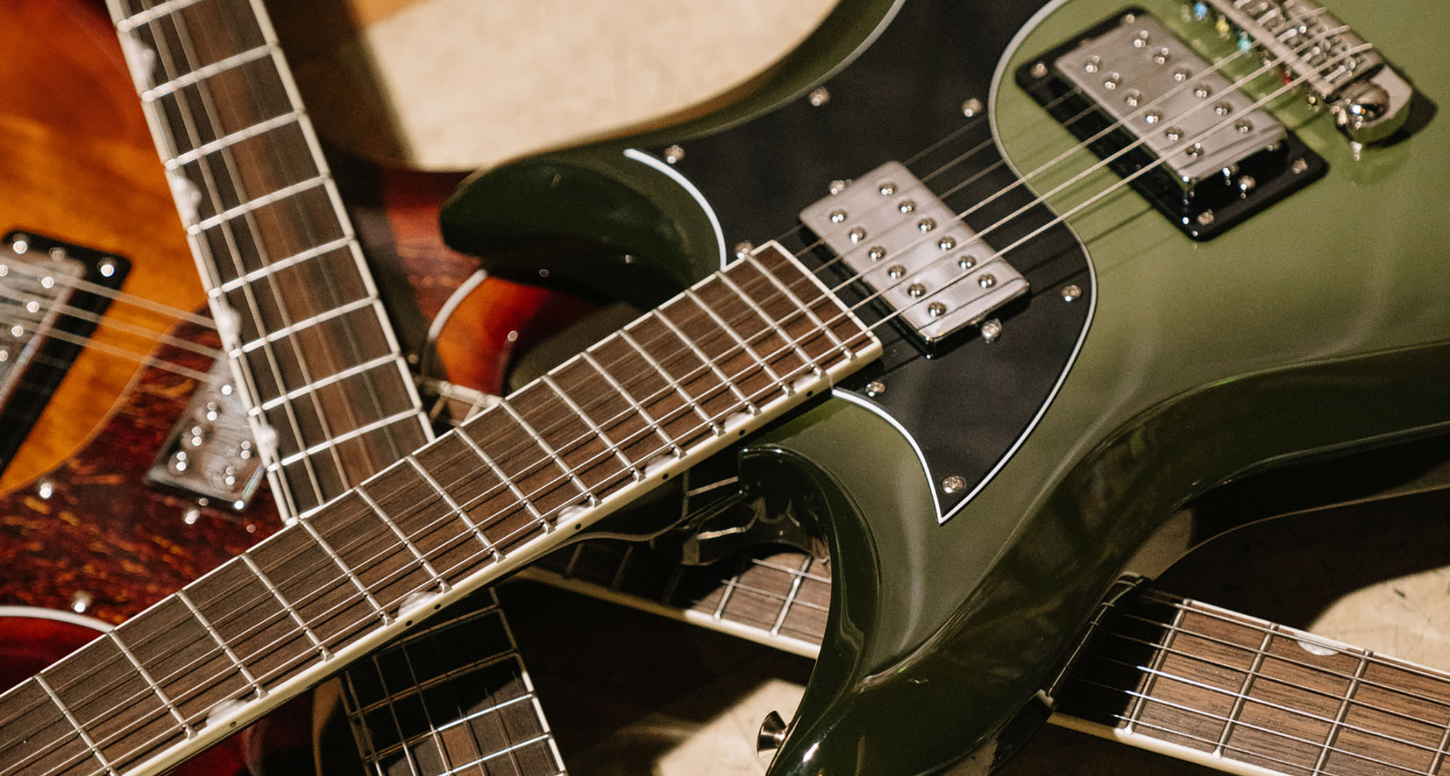 Gretsch Electromatic CVT: The bolt-on double-cut assumes a familiar form to the Jack Antonoff signature model, and features dual humbuckers, a wraparound tailpiece, and some neat vintage finishes.