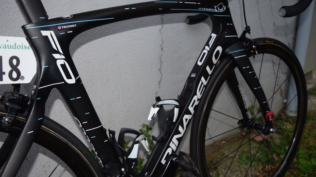 Team Sky's dot/dash design for 2017 represents the different victories (one day and stage races) since the team's inception