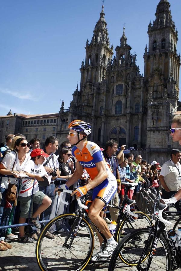 Bauke Mollema (Rabobank) in Santiago de Compostela at the Vuelta a Espana.