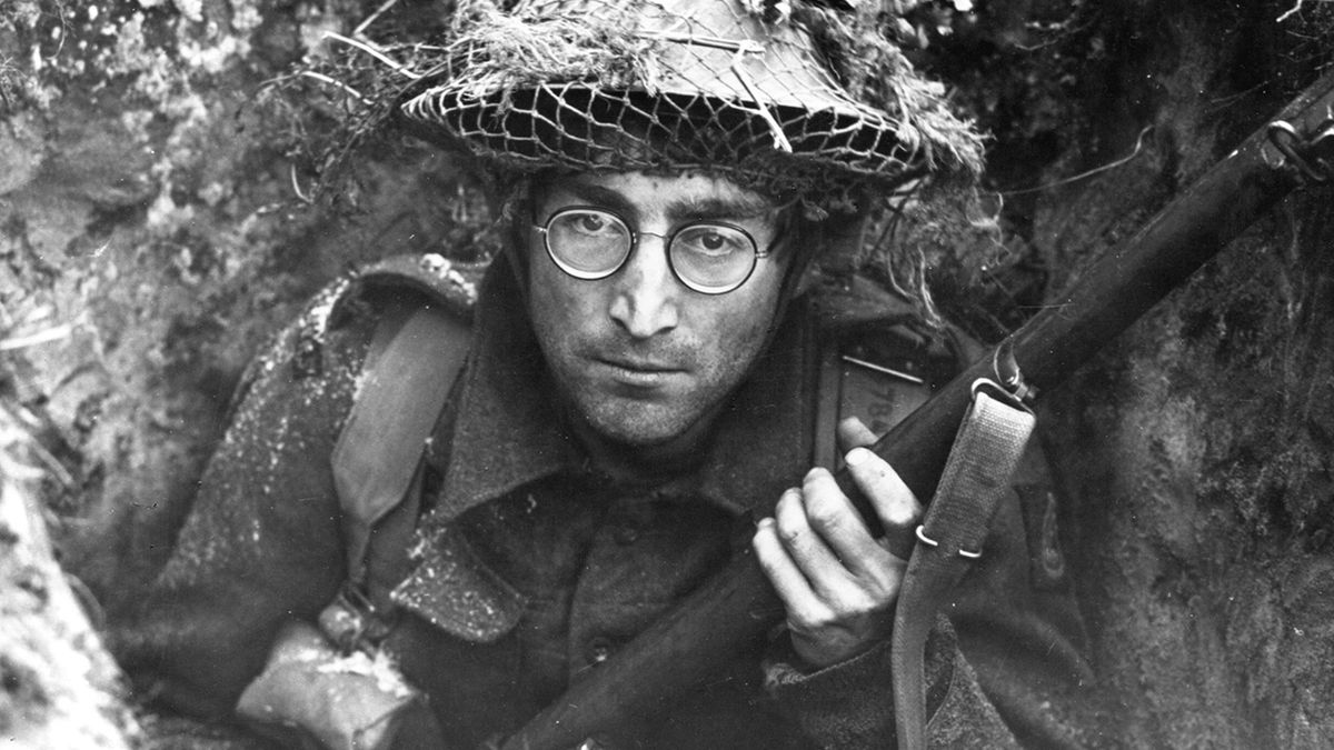 John Lennon on the set of How I Won The War