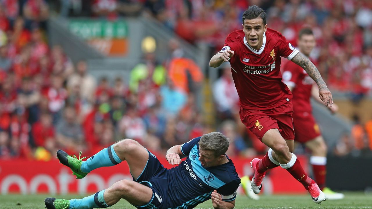 Philippe Coutinho of Liverpool