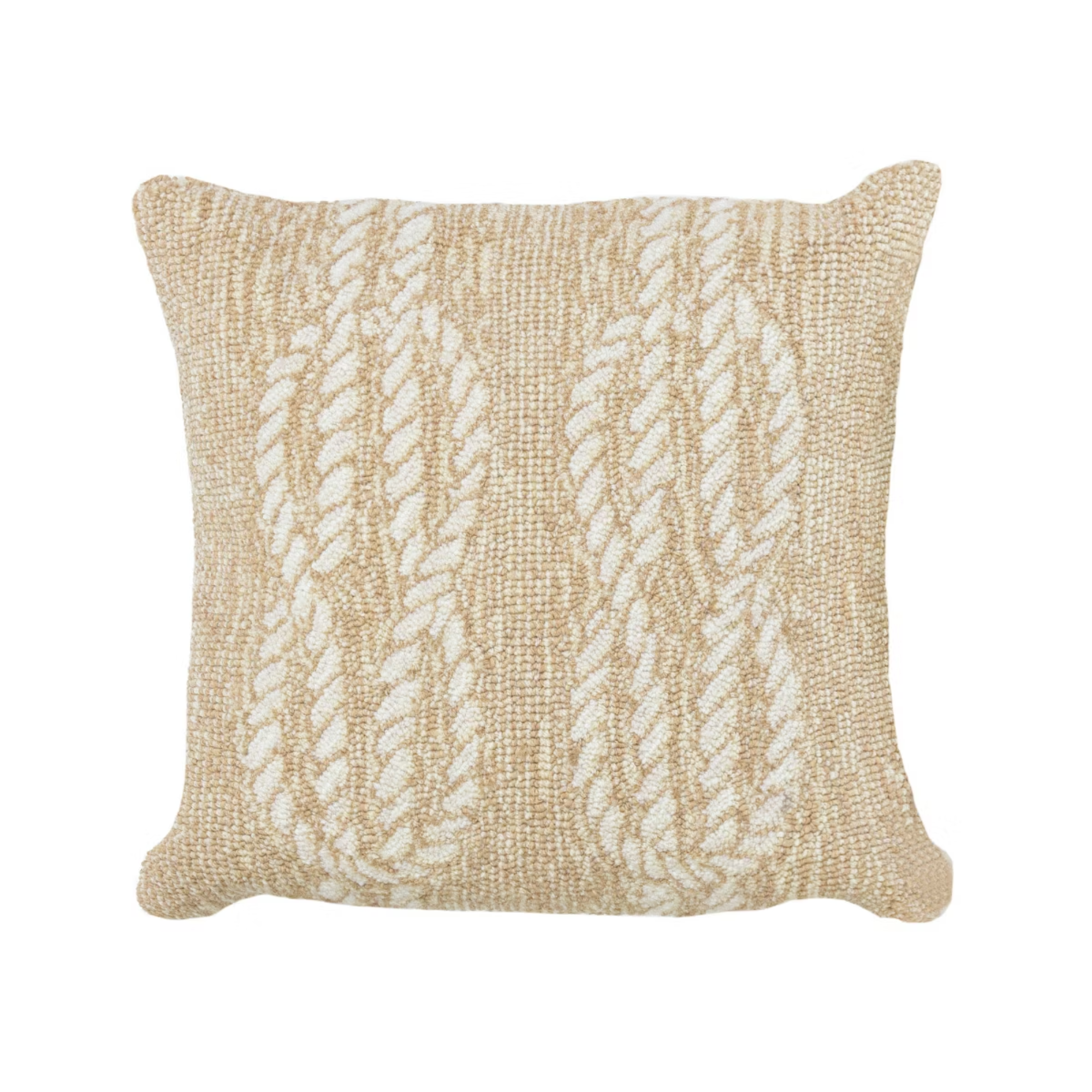 a rope-printed pillow
