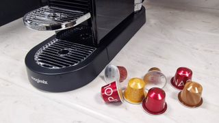 Nespresso Original Pods, with a mix of Lavazza and Nespresso brand options.