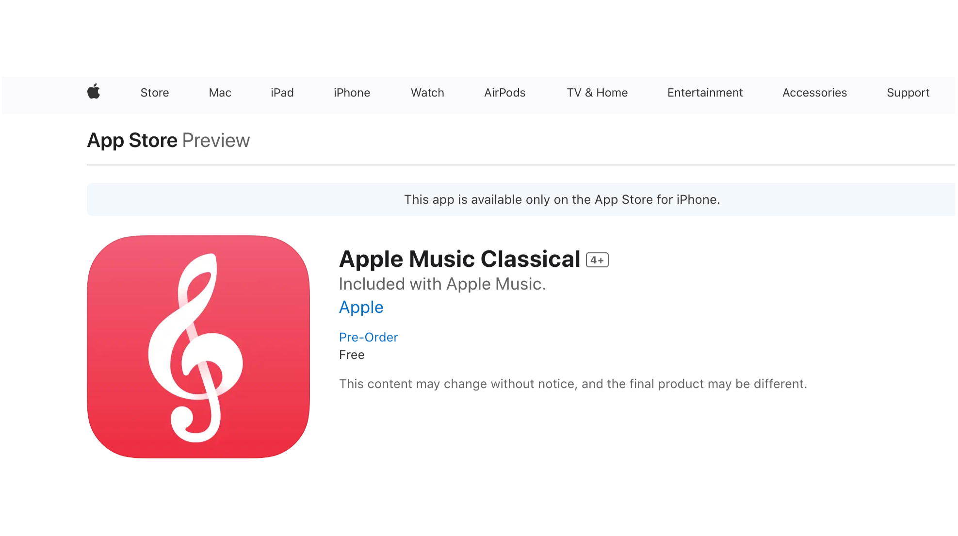 App Store'da Apple Music Classic