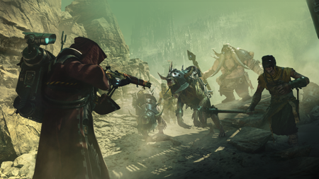 The Skitarii in Warhammer 40,000: Darktide.