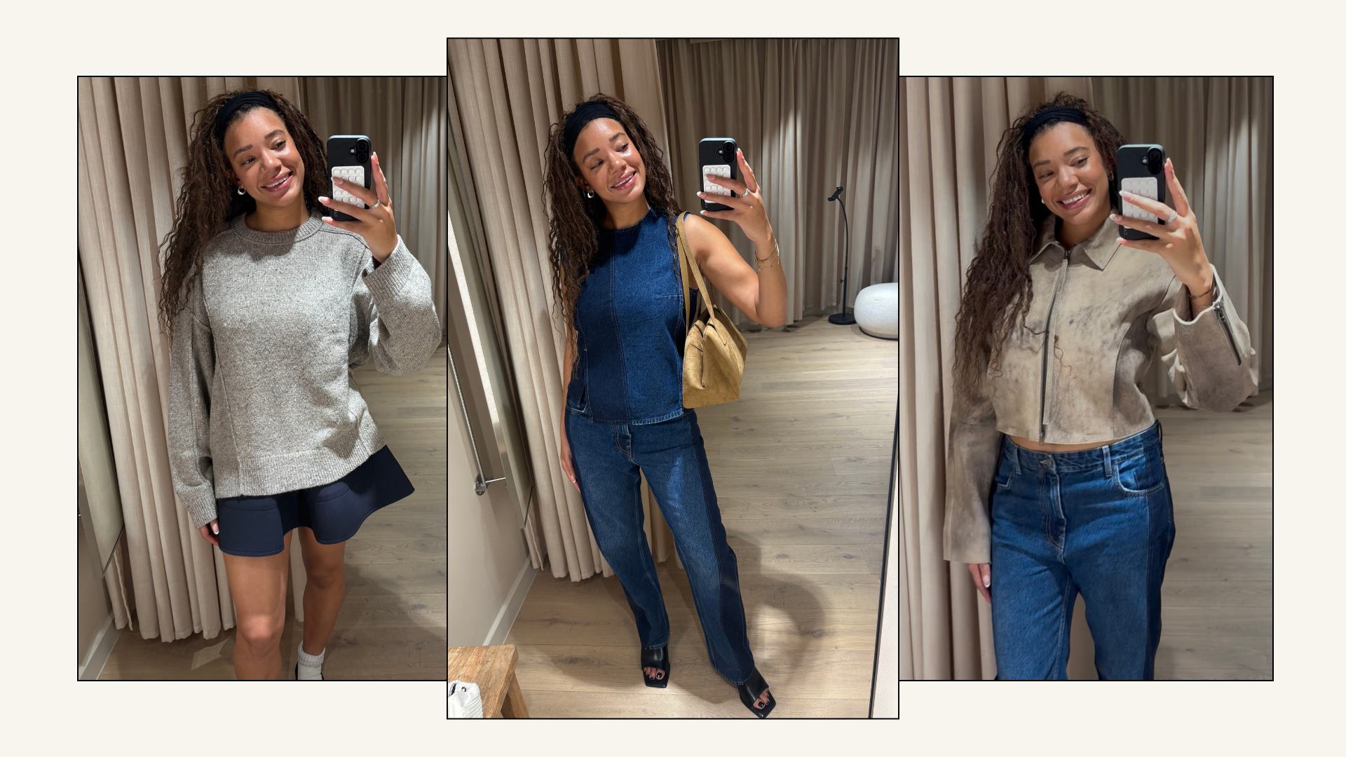 Fashion Editor Imani-Nia Francis-Tsolakis wears the H&M Studio Pre-AutumnCapsule