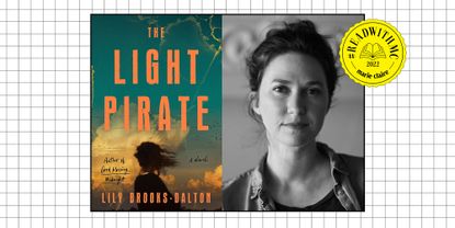 Cover of the Light Pirate with portrait of author Lily Brooks-Dalton