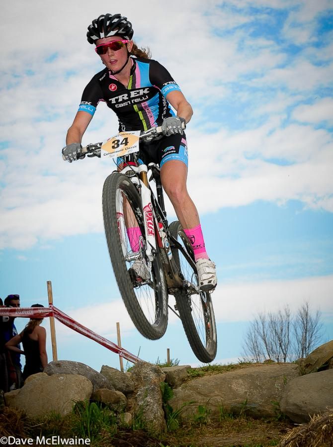 Ellen Noble (Trek) showed off her technical skills today