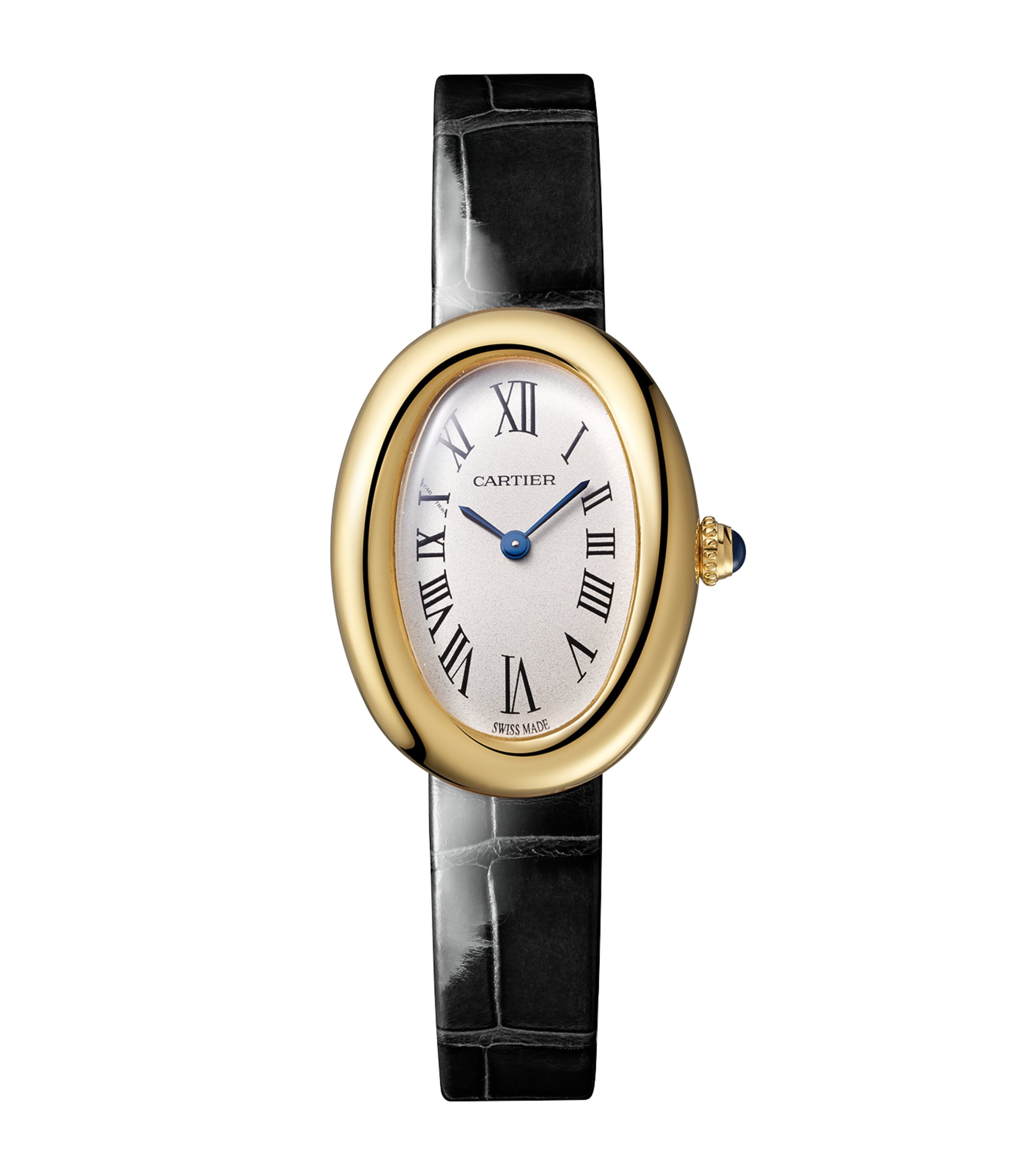 Small Yellow Gold Baignoire De Cartier Watch 23mm