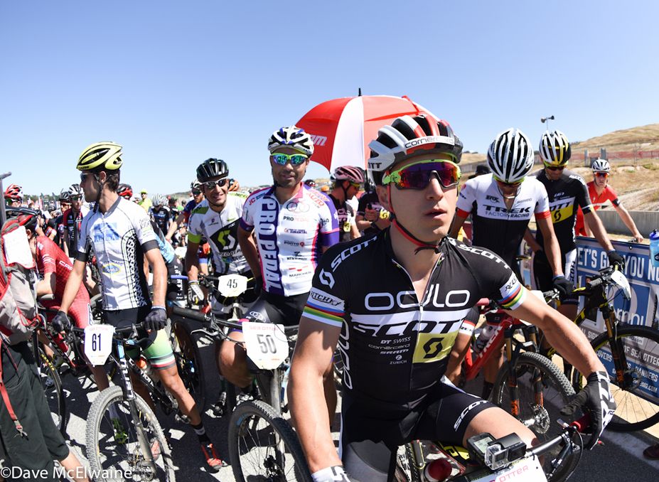 Nino Schurter (Scott Odlo) waits for the first call-up
