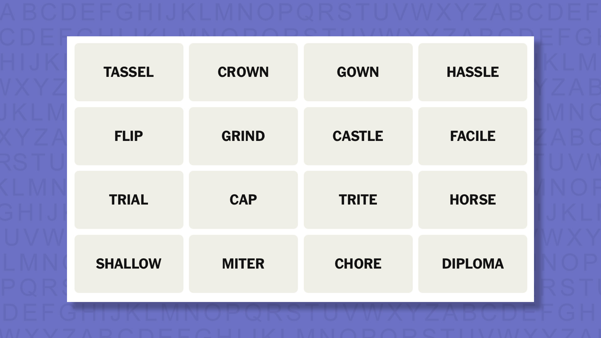 NYT Connections hints for game 1039 on a purple background