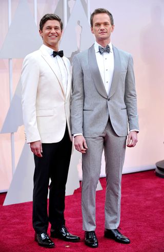 David Burtka and Neil Patrick Harris At The Oscars, 2015