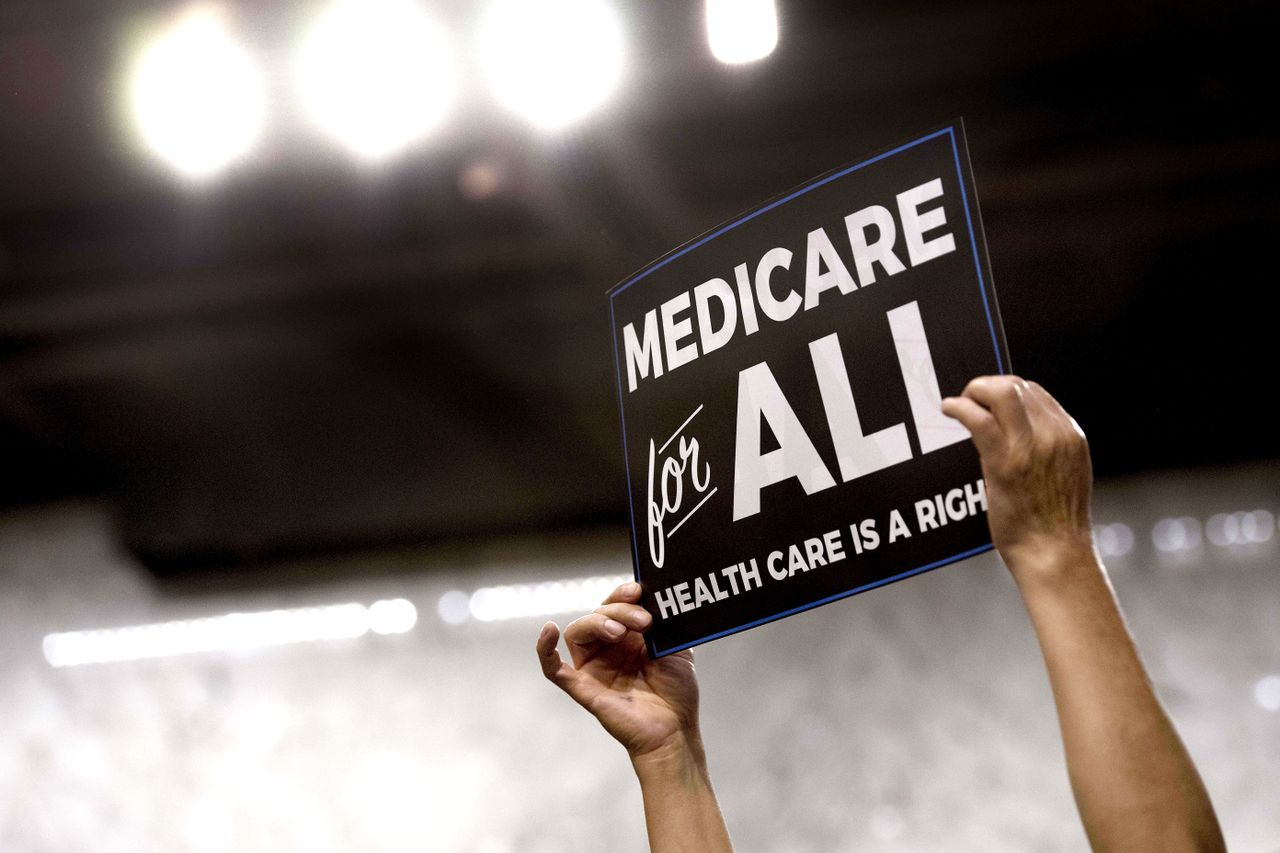 A Medicare sign.