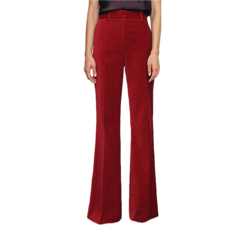 Reiss , Elia Velvet Tuxedo-Stripe Flared Trousers