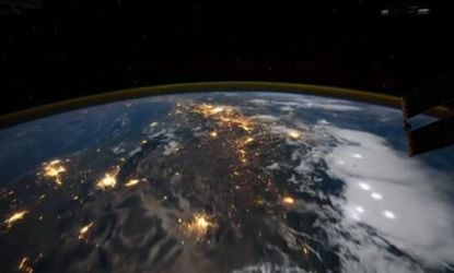 A unique view of Earth from the International Space Station