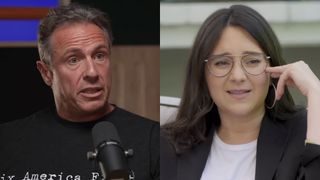 Chris Cuomo speaks on the Fifth Column podcast, while Bari Weiss conducts and interview for The Free Press.