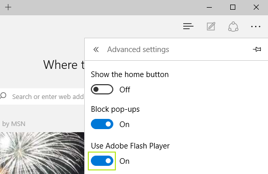 disable microsoft edge is faster than chrome