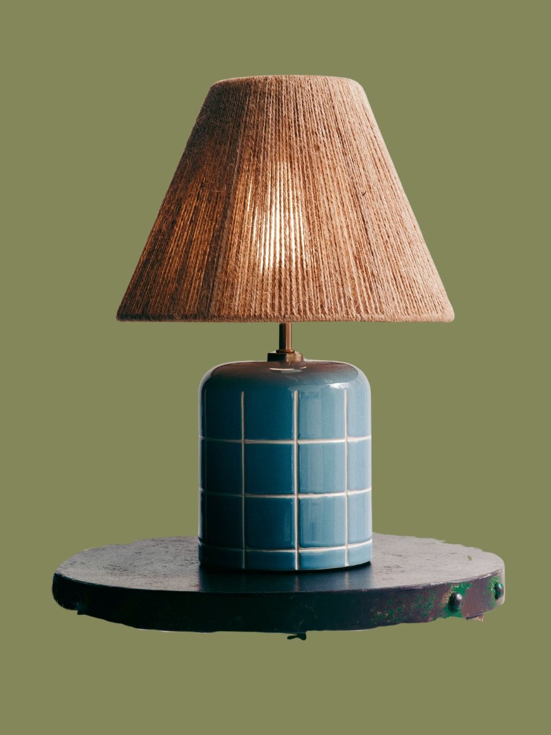 M&amp;amp;S, Rechargeable Ceramic Tile Table Lamp