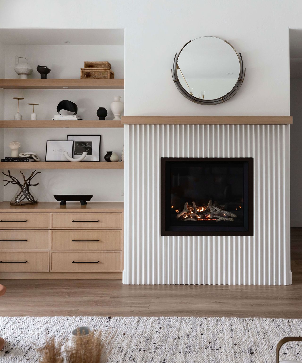 Where to hang a mirror in a living room 6 ideal places