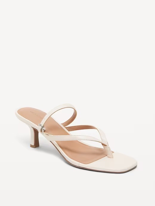 Old Navy, Kitten Heel Thong Sandals