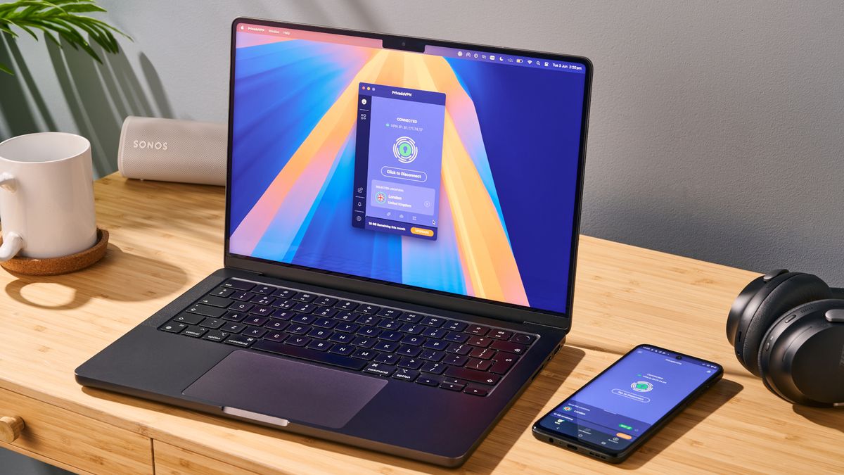 PrivadoVPN Free on macOS