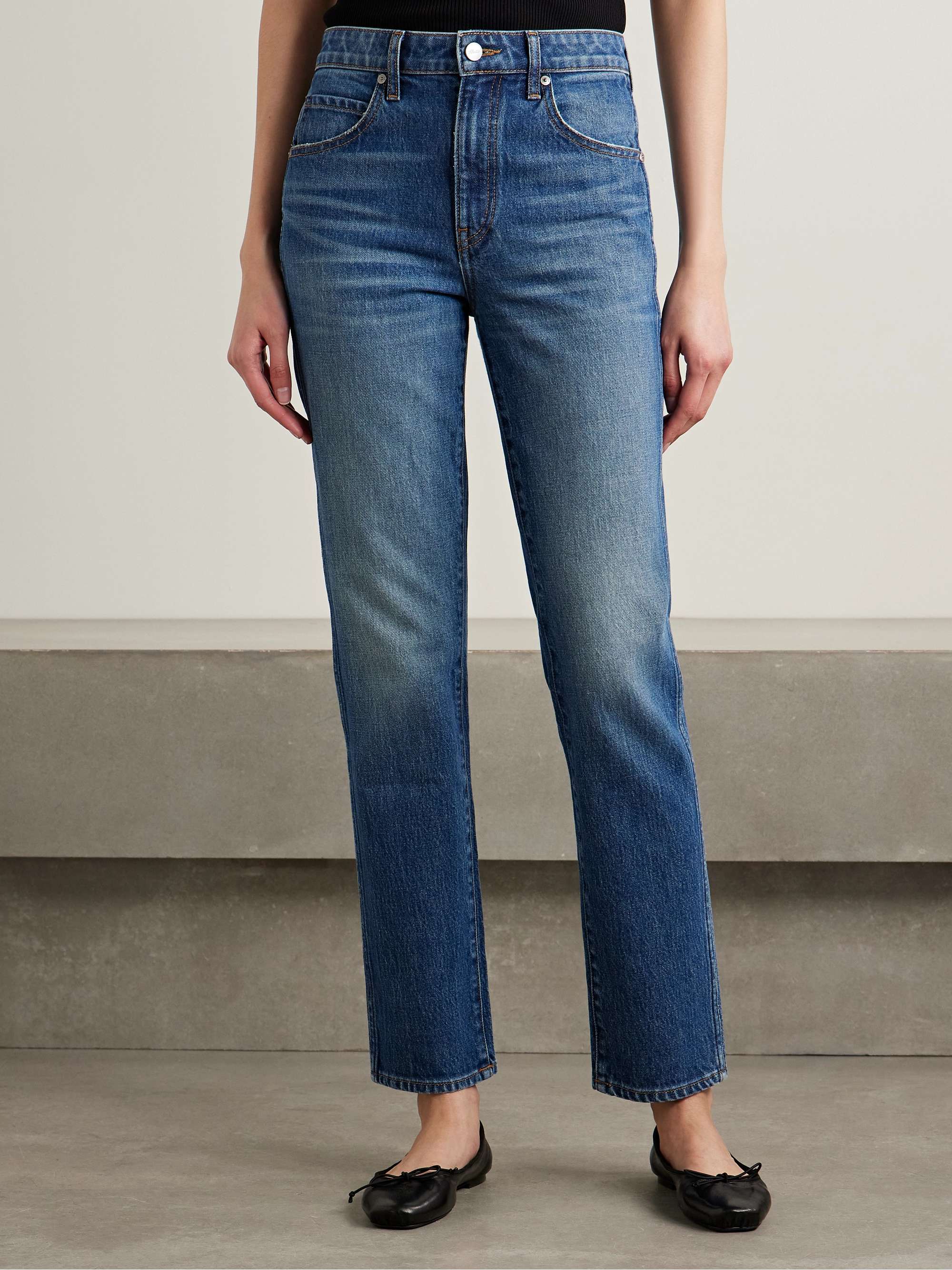 Viv High-Rise Slim-Leg Jeans